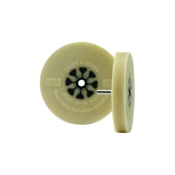 3M 07498 Scotch-Brite Radierscheibe mit Befestigungsschaft 100mm (1Stk)