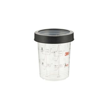 3M PPS-Becher mit Schraubring 0,4 l (Satz mit 2 Stk)