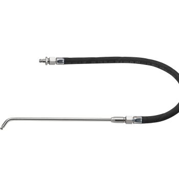 SATA Venturi-Hakensonde Ø 7 mm, mit flexiblem Führungsschlauch, Venturi Sprührohr, für Hohlraum- & Flächenapplikation