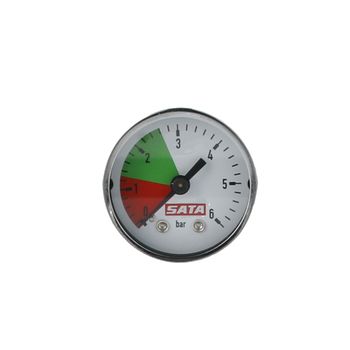 SATA Manometer 0 &ndash; 6 bar 40 mm grüner Bereich 1,3 &ndash; 2,6 bar für Adsorber SATA vision 2000