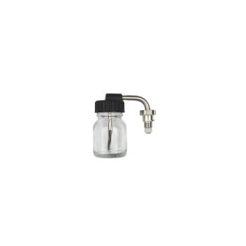 SATA 15 ml Glasbecher mit Steckdeckel & -anschluss (1 St.) & Blinddeckel (5 St.)
