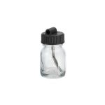 SATA 25 ml Glasbecher mit Steckdeckel (5 St.)