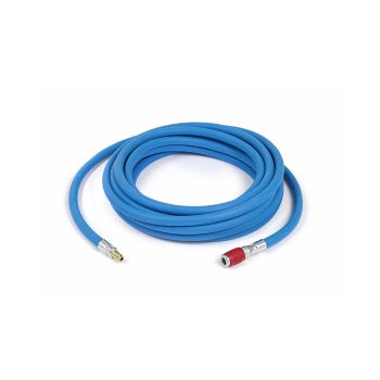 SATA Lackierluftschlauch blau 9 mm breit  10 m lang mit Schnellkupplung und Nippel