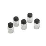 SATA 25 ml Glasbecher mit Blinddeckel (5 St.)