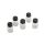 SATA 25 ml Glasbecher mit Blinddeckel (5 St.)