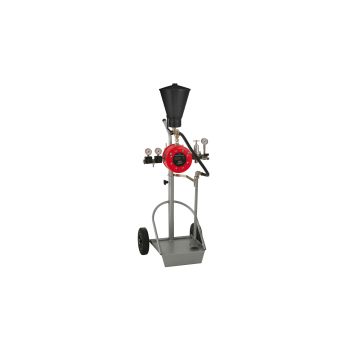 SATA vario top spray FFB, Doppelmembran-Pumpe 1:1, fahrbar, mit Fallbehälter, Materialfeindruckregler, Saugrohr, 1 Pistolenanschluss, ohne Pistole & Schläuche