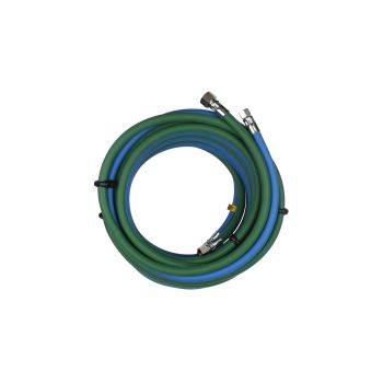SATA Schlauchpaar 9 x 9 mm 10 m lang G 3/8" & G 1/2" (Mat. Anschlüsse Edelstahl) G 1/4" (Luft) (Innengewinde)