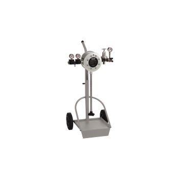 SATA vario top spray S, Doppelmembran-Pumpe 1:1, Edelstahlausführung, Standfuss, Materialfeindruckregler, Saugrohr & 1 Pistolenanschluss, ohne Pistole & Schläuche