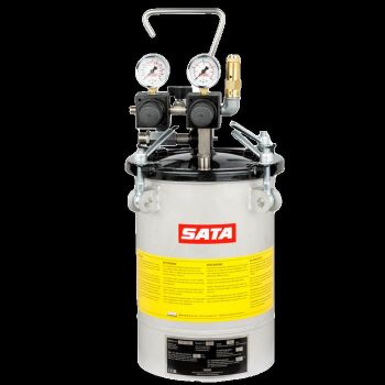 SATA paint set 10, Wasserlackausführung, Doppeldruckminderer & Einsatztopf