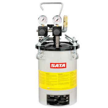 SATA paint set 10, Wasserlackausführung, Doppeldruckminderer & Einsatztopf