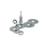 3M Spanndorn 6mm für Reinigungsscheiben 100mm (1 Stk)