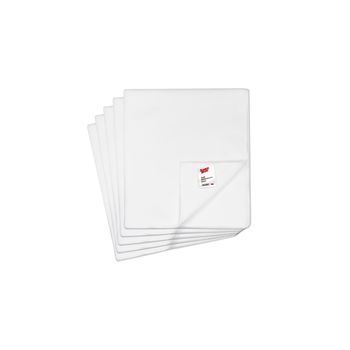 3M - Microfibre Cloth 2010 (320mm x 360mm, white 5 pcs.)