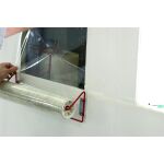 3M Dispenser für Kabinenschutzfolie transparent, Rot (1 Stk)