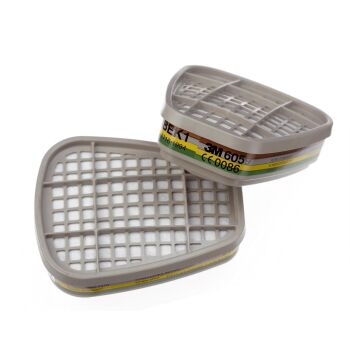 3M 6059 Gas- und Kombifilter ABEK1 für Halb- und Vollmasken (4 Paare = 8 Stück)