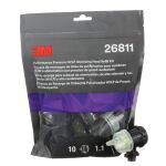 3M 26811 HVLP Hochleistungsdüsenkopf gelb für Druckbecher 1.1mm für Klarlack (1 Pck)