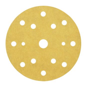 3M 62934 Hookit Papierschleifscheibe 255P 150 mm P80 15-fach gelocht (Pack/100 Stk)