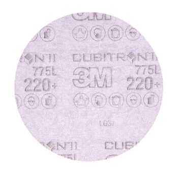 3M 86822 Cubitron II Hookit Filmscheibe 775L, 125 mm, 80+, multihole (Karton mit 50 Stk)