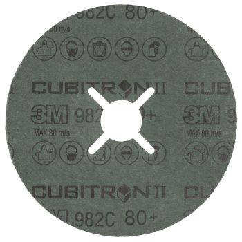 3M 382883 Cubitron II Fiberscheibe 982C 115 mm x 22 mm 36+ (Karton mit 25 Stk)