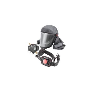 SATA air vision 5000 Atemschutzhaube carbon set, Version mit Aktivkohleadsorber