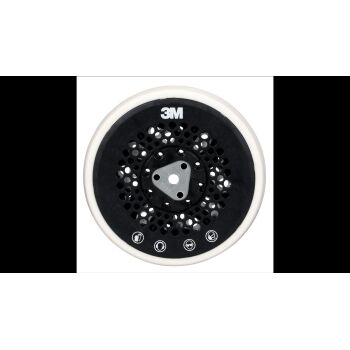 3M 30062 Hookit Multi-Connection Maschinenschleifteller, 150 mm, 53 Löcher (1 Stk)