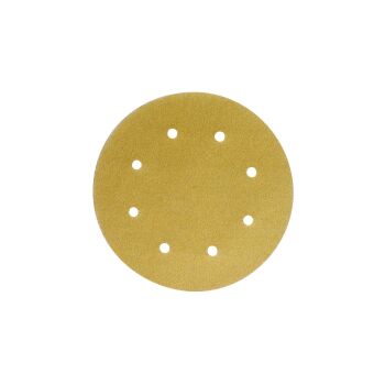 3M 255P Hookit Gold Schleifscheibe 200mm 8-fach-gelocht P80-P400 (50 Stück)