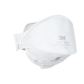 3M Atemschutzmaske Aura 9320+ FFP2 ohne Ventil (Einzel oder Karton mit 20 Stk)