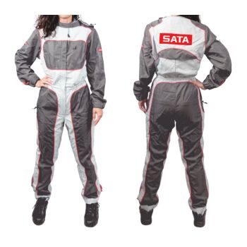 SATA Lackieranzug race Damen XS bis XL 98 Prozent Polyester 2 Prozent Carbon